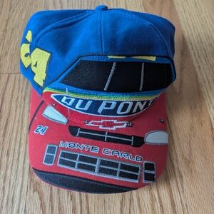 NASCAR Retro Hat Adjustable Chevy Du Pont Racing #24